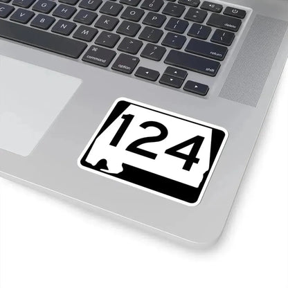 Alabama 124 (Alabama) (Road Sign) STICKER Vinyl Kiss-Cut Decal - The Sticker Space