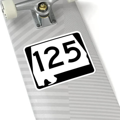 Alabama 125 (Alabama) (Road Sign) STICKER Vinyl Kiss-Cut Decal - The Sticker Space