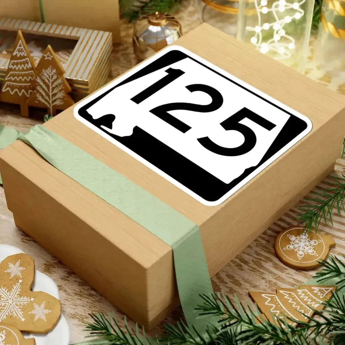 Alabama 125 (Alabama) (Road Sign) STICKER Vinyl Kiss-Cut Decal - The Sticker Space