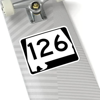 Alabama 126 (Alabama) (Road Sign) STICKER Vinyl Kiss-Cut Decal - The Sticker Space