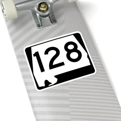 Alabama 128 (Alabama) (Road Sign) STICKER Vinyl Kiss-Cut Decal - The Sticker Space