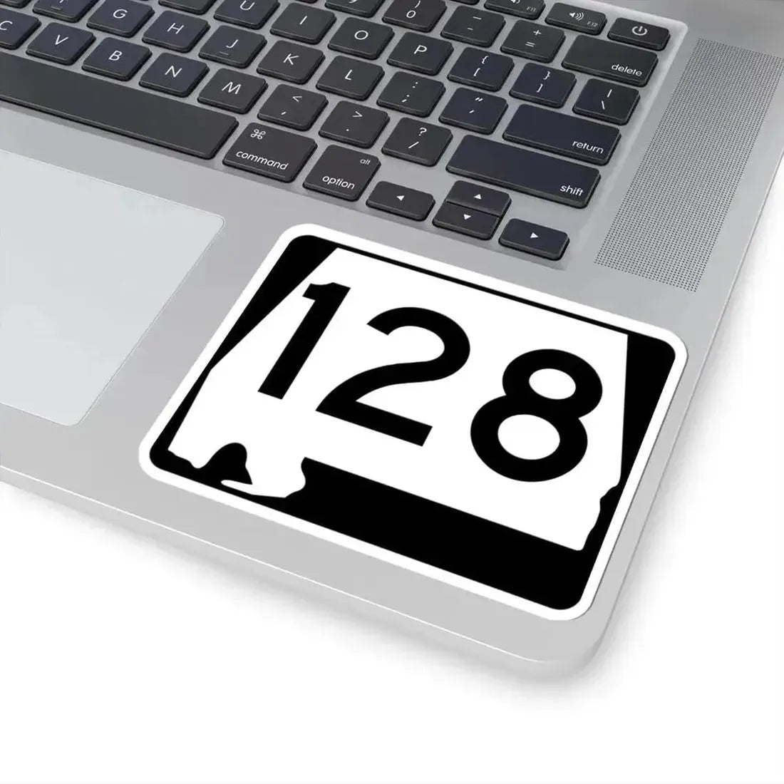 Alabama 128 (Alabama) (Road Sign) STICKER Vinyl Kiss-Cut Decal - The Sticker Space
