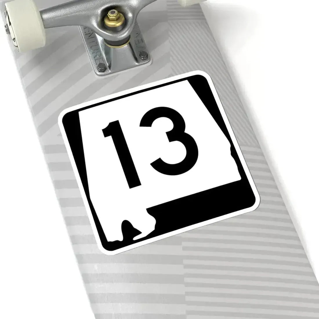 Alabama 13 (Alabama) (Road Sign) STICKER Vinyl Kiss-Cut Decal - The Sticker Space