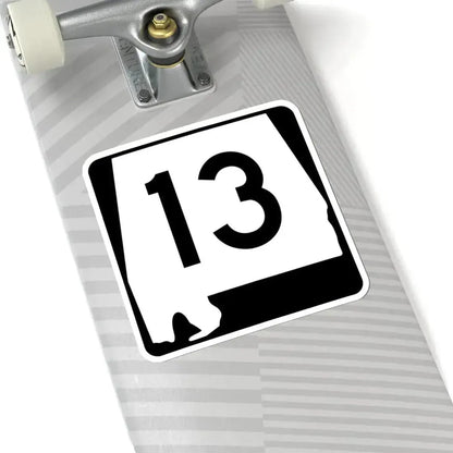 Alabama 13 (Alabama) (Road Sign) STICKER Vinyl Kiss-Cut Decal - The Sticker Space