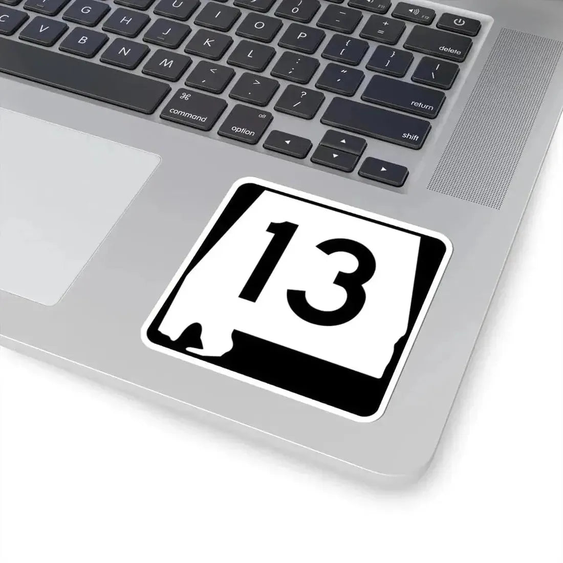Alabama 13 (Alabama) (Road Sign) STICKER Vinyl Kiss-Cut Decal - The Sticker Space