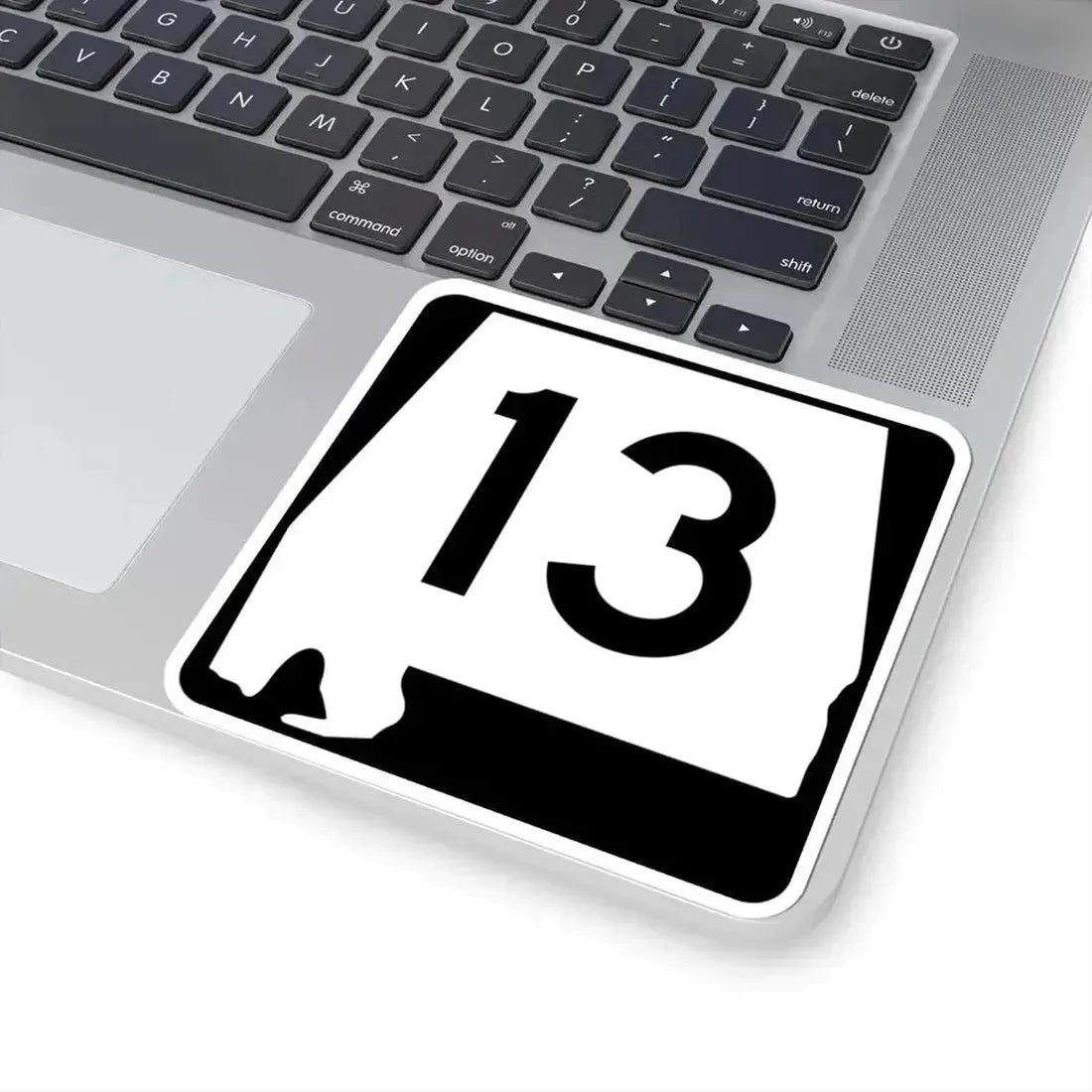 Alabama 13 (Alabama) (Road Sign) STICKER Vinyl Kiss-Cut Decal - The Sticker Space
