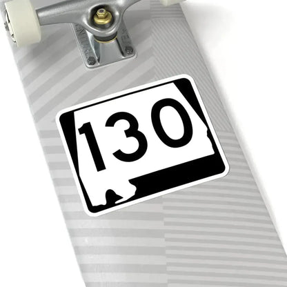 Alabama 130 (Alabama) (Road Sign) STICKER Vinyl Kiss-Cut Decal - The Sticker Space