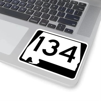 Alabama 134 (Alabama) (Road Sign) STICKER Vinyl Kiss-Cut Decal - The Sticker Space