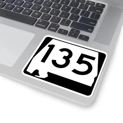Alabama 135 (Alabama) (Road Sign) STICKER Vinyl Kiss-Cut Decal - The Sticker Space
