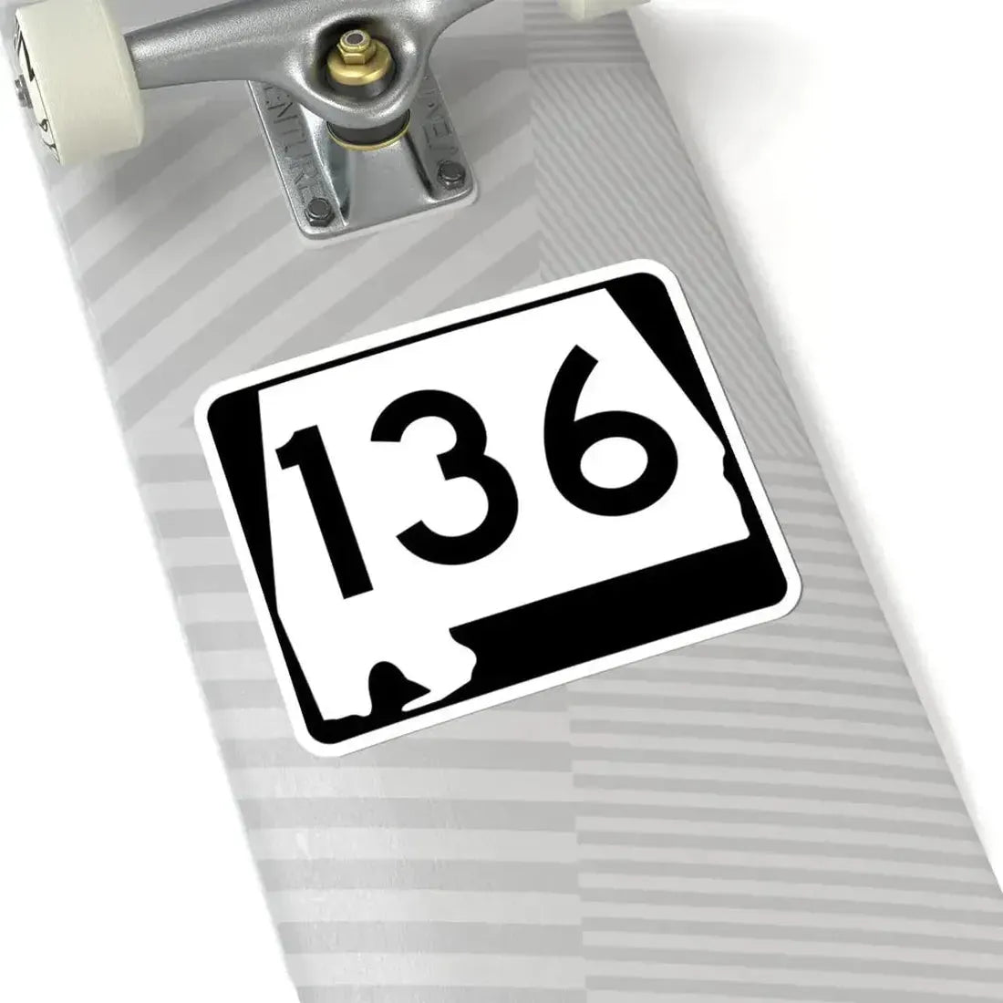 Alabama 136 (Alabama) (Road Sign) STICKER Vinyl Kiss-Cut Decal - The Sticker Space