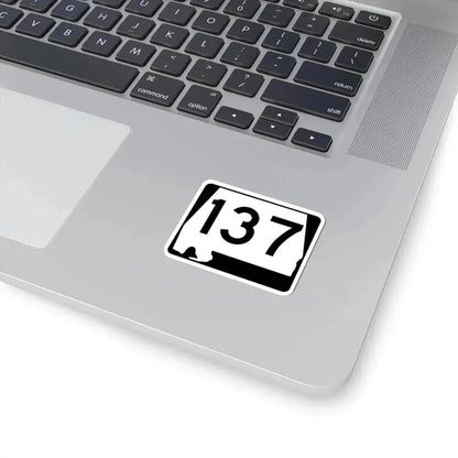 Alabama 137 (Alabama) (Road Sign) STICKER Vinyl Kiss-Cut Decal - The Sticker Space