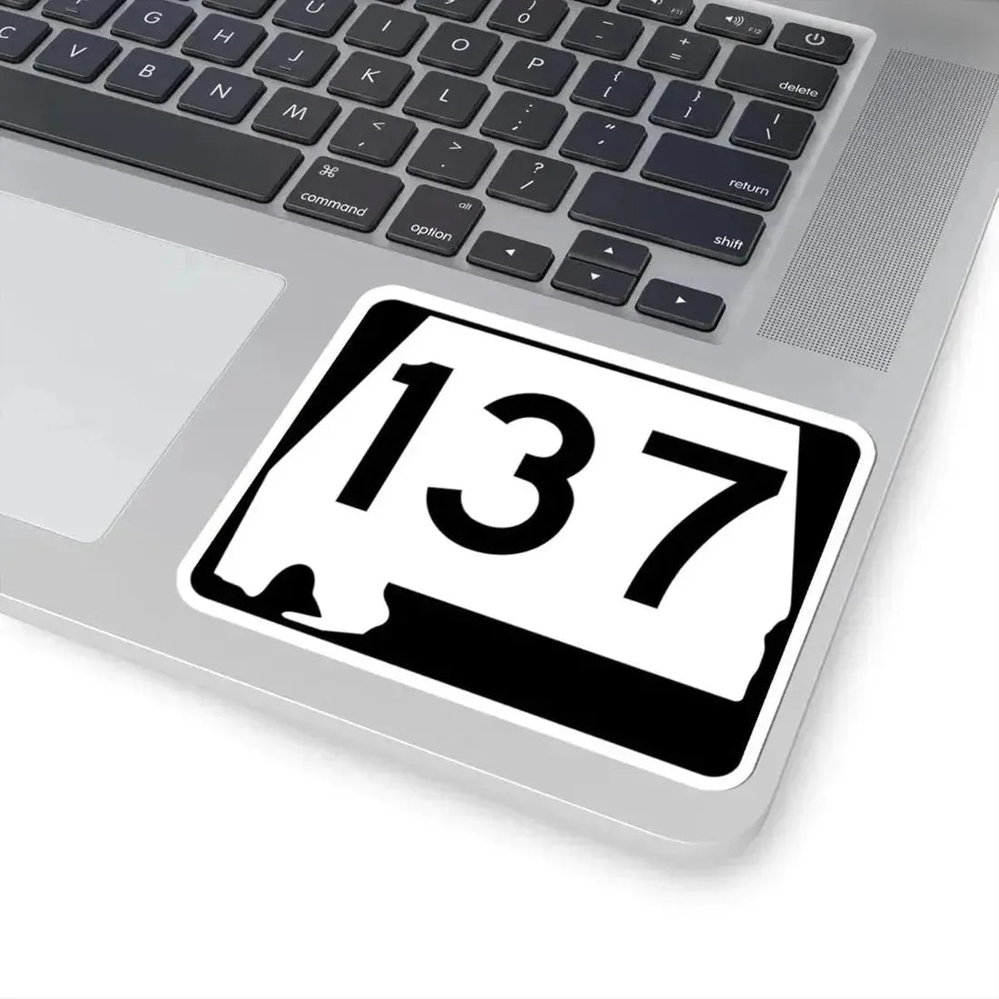 Alabama 137 (Alabama) (Road Sign) STICKER Vinyl Kiss-Cut Decal - The Sticker Space