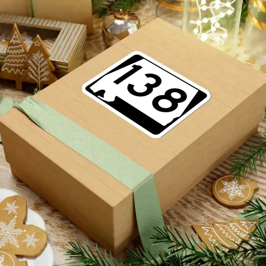 Alabama 138 (Alabama) (Road Sign) STICKER Vinyl Kiss-Cut Decal - The Sticker Space