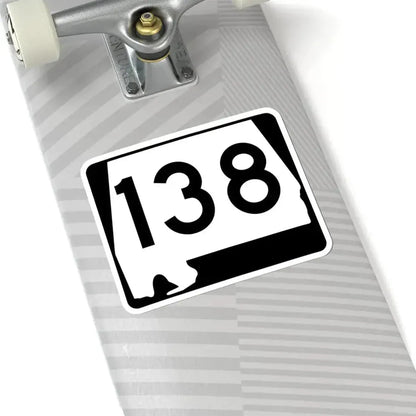 Alabama 138 (Alabama) (Road Sign) STICKER Vinyl Kiss-Cut Decal - The Sticker Space