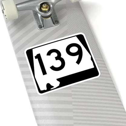 Alabama 139 (Alabama) (Road Sign) STICKER Vinyl Kiss-Cut Decal - The Sticker Space