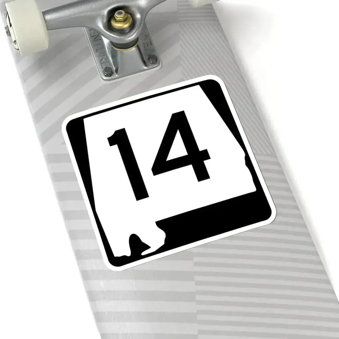 Alabama 14 (Alabama) (Road Sign) STICKER Vinyl Kiss-Cut Decal - The Sticker Space