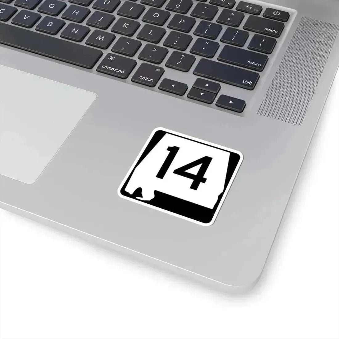 Alabama 14 (Alabama) (Road Sign) STICKER Vinyl Kiss-Cut Decal - The Sticker Space