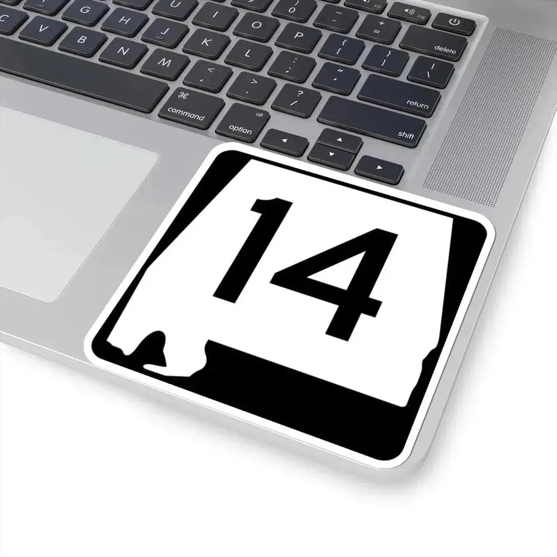 Alabama 14 (Alabama) (Road Sign) STICKER Vinyl Kiss-Cut Decal - The Sticker Space