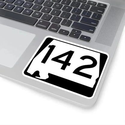 Alabama 142 (Alabama) (Road Sign) STICKER Vinyl Kiss-Cut Decal - The Sticker Space