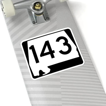 Alabama 143 (Alabama) (Road Sign) STICKER Vinyl Kiss-Cut Decal - The Sticker Space