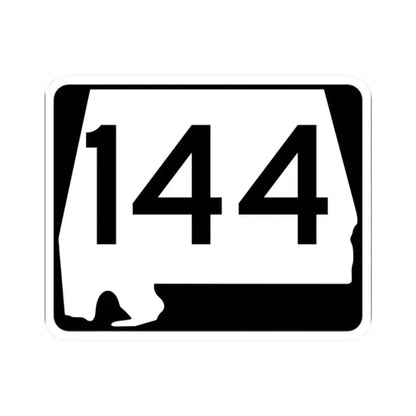 Alabama 144 (Alabama) (Road Sign) STICKER Vinyl Kiss-Cut Decal 2 Inch White - The Sticker Space