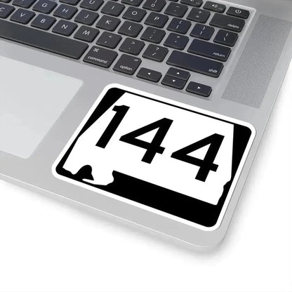 Alabama 144 (Alabama) (Road Sign) STICKER Vinyl Kiss-Cut Decal - The Sticker Space