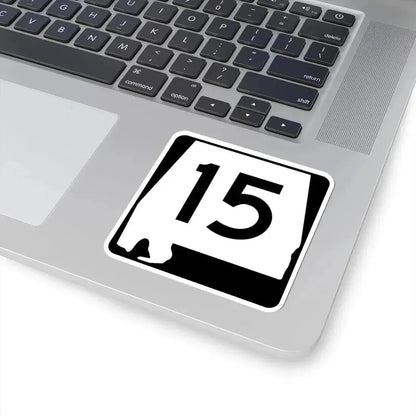 Alabama 15 (Alabama) (Road Sign) STICKER Vinyl Kiss-Cut Decal - The Sticker Space
