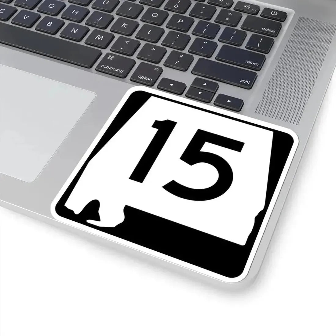 Alabama 15 (Alabama) (Road Sign) STICKER Vinyl Kiss-Cut Decal - The Sticker Space