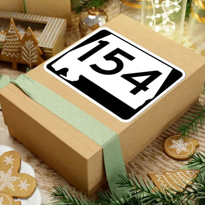 Alabama 154 (Alabama) (Road Sign) STICKER Vinyl Kiss-Cut Decal - The Sticker Space