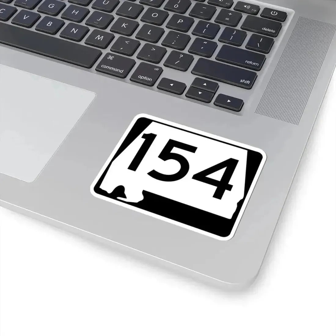 Alabama 154 (Alabama) (Road Sign) STICKER Vinyl Kiss-Cut Decal - The Sticker Space