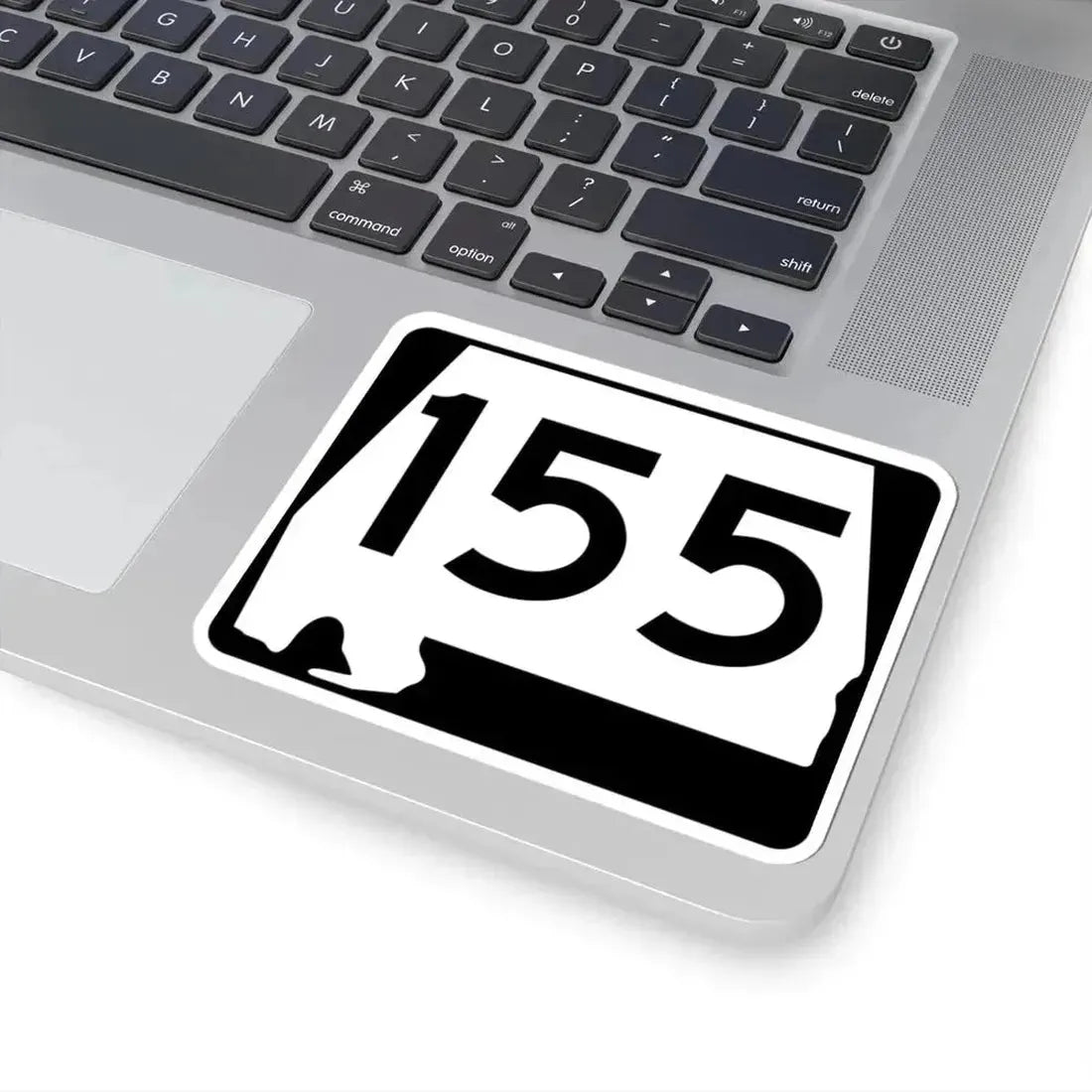 Alabama 155 (Alabama) (Road Sign) STICKER Vinyl Kiss-Cut Decal - The Sticker Space
