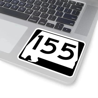 Alabama 155 (Alabama) (Road Sign) STICKER Vinyl Kiss-Cut Decal - The Sticker Space