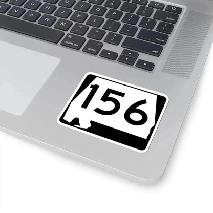 Alabama 156 (Alabama) (Road Sign) STICKER Vinyl Kiss-Cut Decal - The Sticker Space