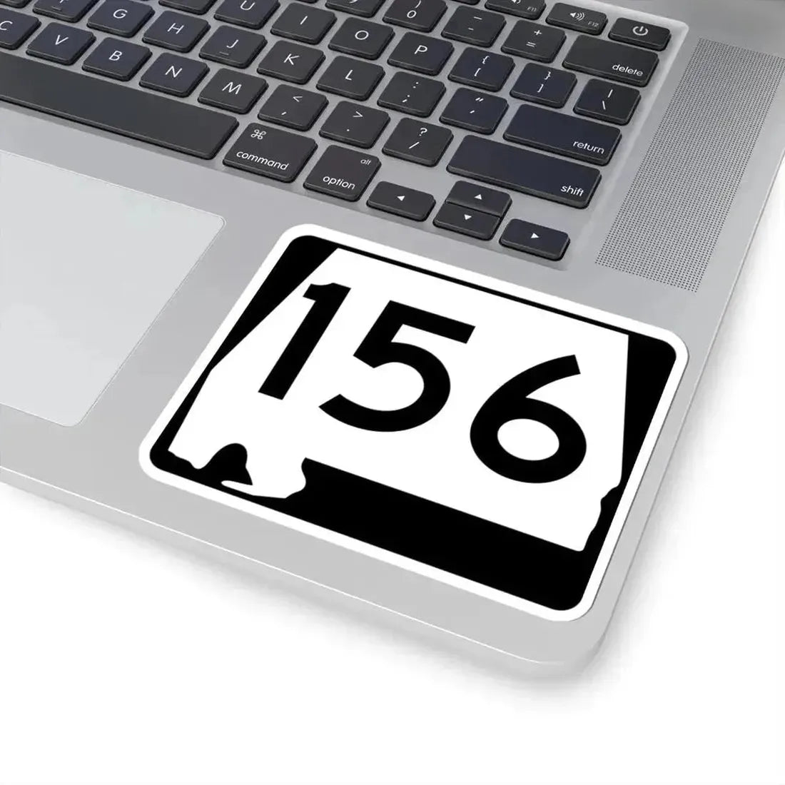 Alabama 156 (Alabama) (Road Sign) STICKER Vinyl Kiss-Cut Decal - The Sticker Space