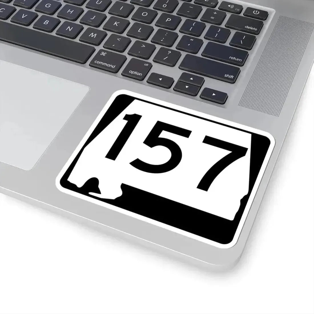 Alabama 157 (Alabama) (Road Sign) STICKER Vinyl Kiss-Cut Decal - The Sticker Space