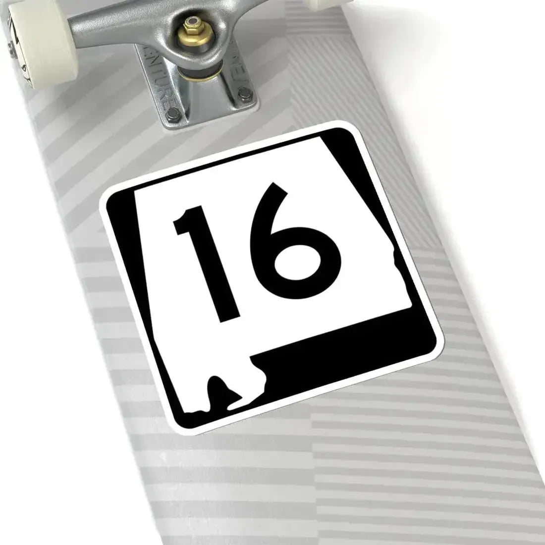 Alabama 16 (Alabama) (Road Sign) STICKER Vinyl Kiss-Cut Decal - The Sticker Space