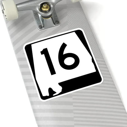 Alabama 16 (Alabama) (Road Sign) STICKER Vinyl Kiss-Cut Decal - The Sticker Space