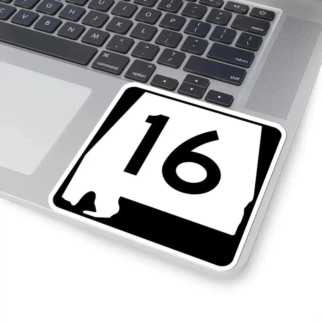 Alabama 16 (Alabama) (Road Sign) STICKER Vinyl Kiss-Cut Decal - The Sticker Space