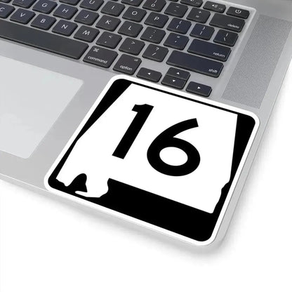 Alabama 16 (Alabama) (Road Sign) STICKER Vinyl Kiss-Cut Decal - The Sticker Space