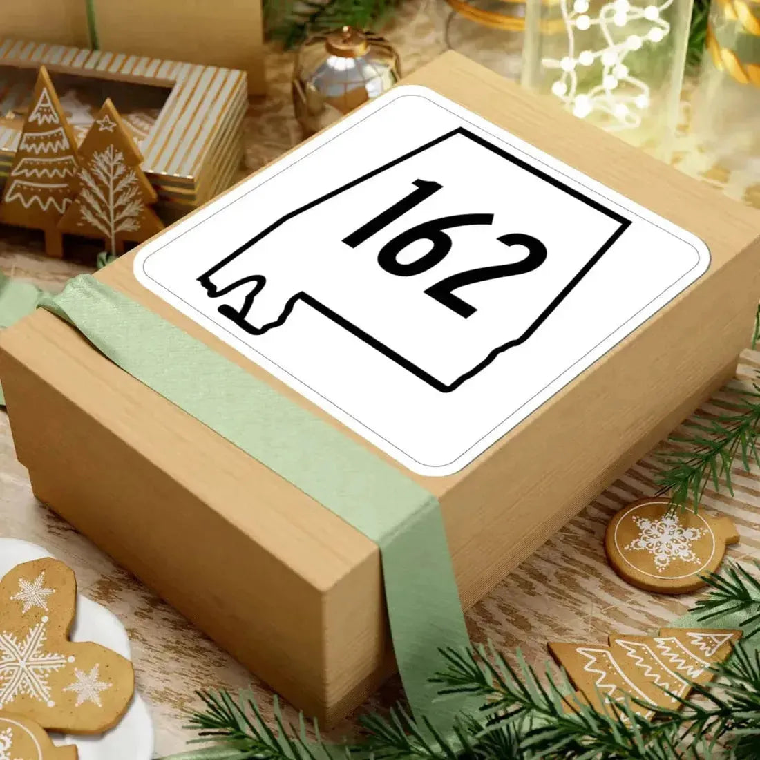 Alabama 162 1960 (Alabama) (Road Sign) STICKER Vinyl Kiss-Cut Decal - The Sticker Space