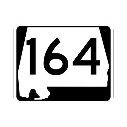 Alabama 164 (Alabama) (Road Sign) STICKER Vinyl Kiss-Cut Decal 2 Inch White - The Sticker Space