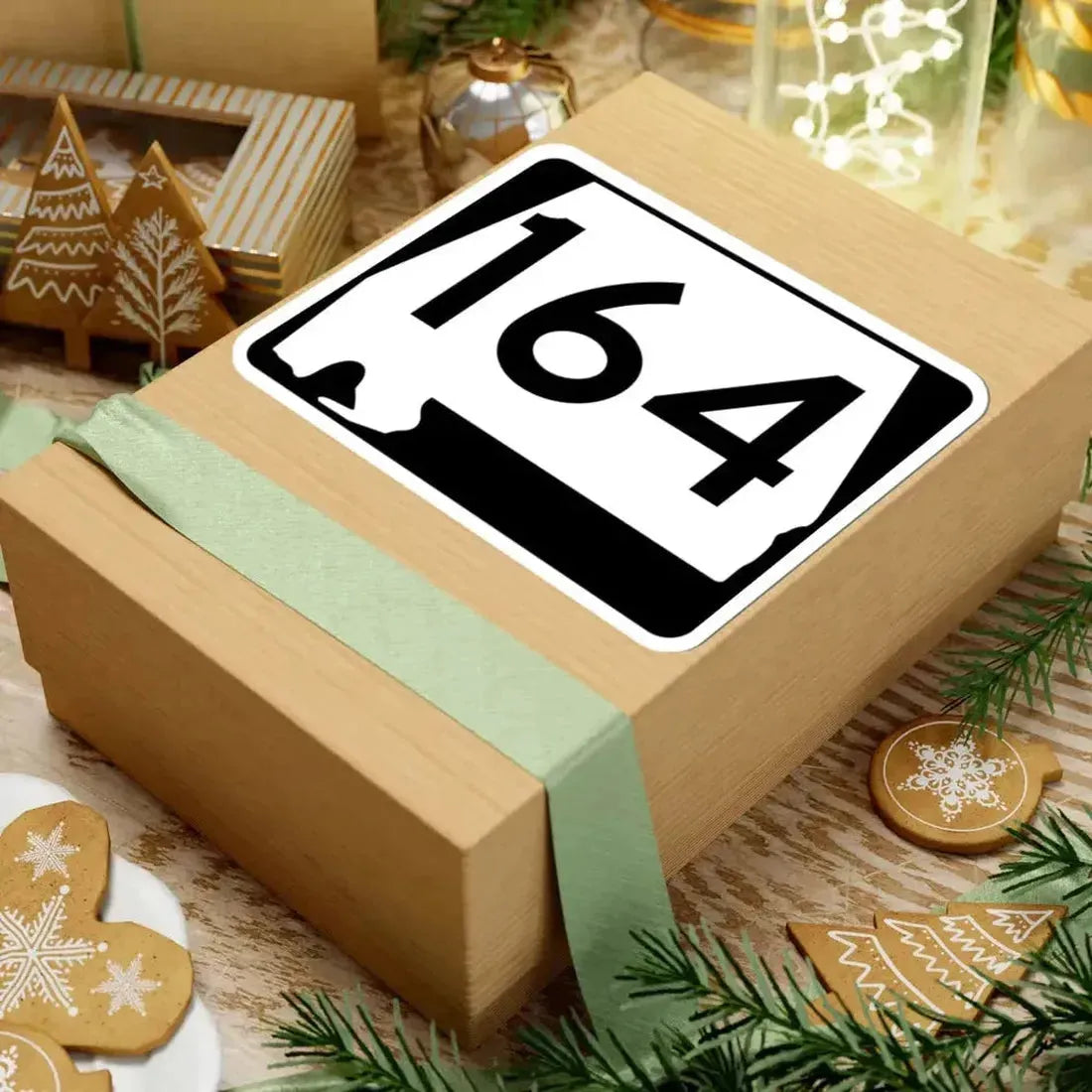 Alabama 164 (Alabama) (Road Sign) STICKER Vinyl Kiss-Cut Decal - The Sticker Space