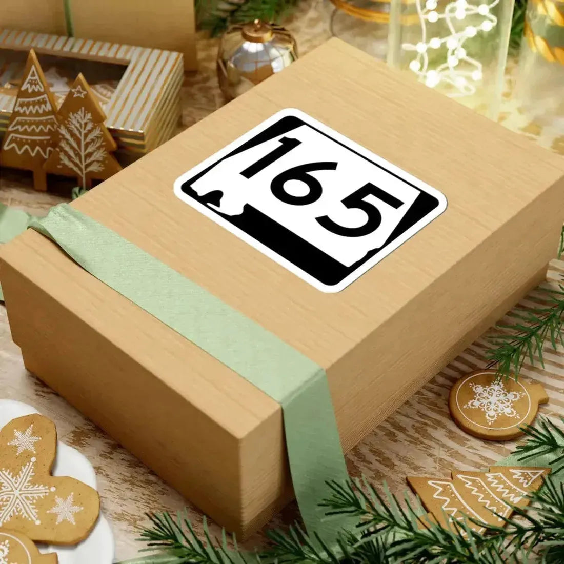 Alabama 165 (Alabama) (Road Sign) STICKER Vinyl Kiss-Cut Decal - The Sticker Space