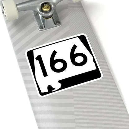 Alabama 166 (Alabama) (Road Sign) STICKER Vinyl Kiss-Cut Decal - The Sticker Space