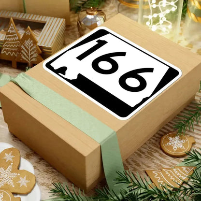 Alabama 166 (Alabama) (Road Sign) STICKER Vinyl Kiss-Cut Decal - The Sticker Space