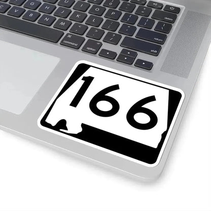 Alabama 166 (Alabama) (Road Sign) STICKER Vinyl Kiss-Cut Decal - The Sticker Space