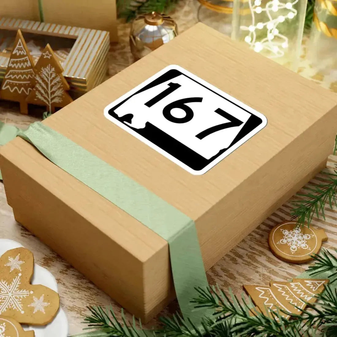 Alabama 167 (Alabama) (Road Sign) STICKER Vinyl Kiss-Cut Decal - The Sticker Space