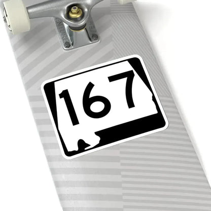 Alabama 167 (Alabama) (Road Sign) STICKER Vinyl Kiss-Cut Decal - The Sticker Space