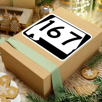 Alabama 167 (Alabama) (Road Sign) STICKER Vinyl Kiss-Cut Decal - The Sticker Space