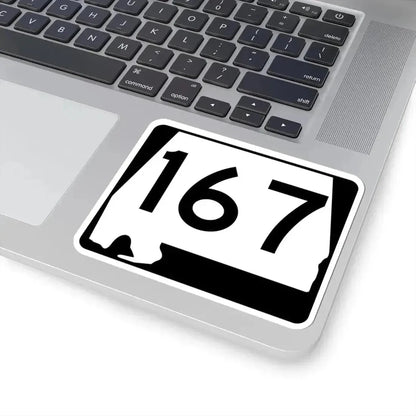 Alabama 167 (Alabama) (Road Sign) STICKER Vinyl Kiss-Cut Decal - The Sticker Space